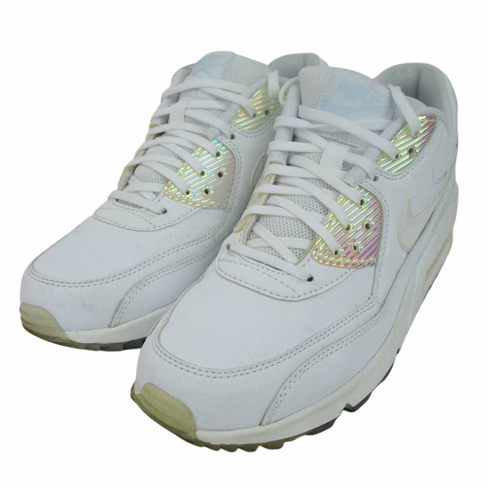 NIKE ナイキ 443817-104 WMNS AIR MAX 90 PREMIUM ウィメンズ エアマックス プレミアム ホワイト系 24.5cm【中古】