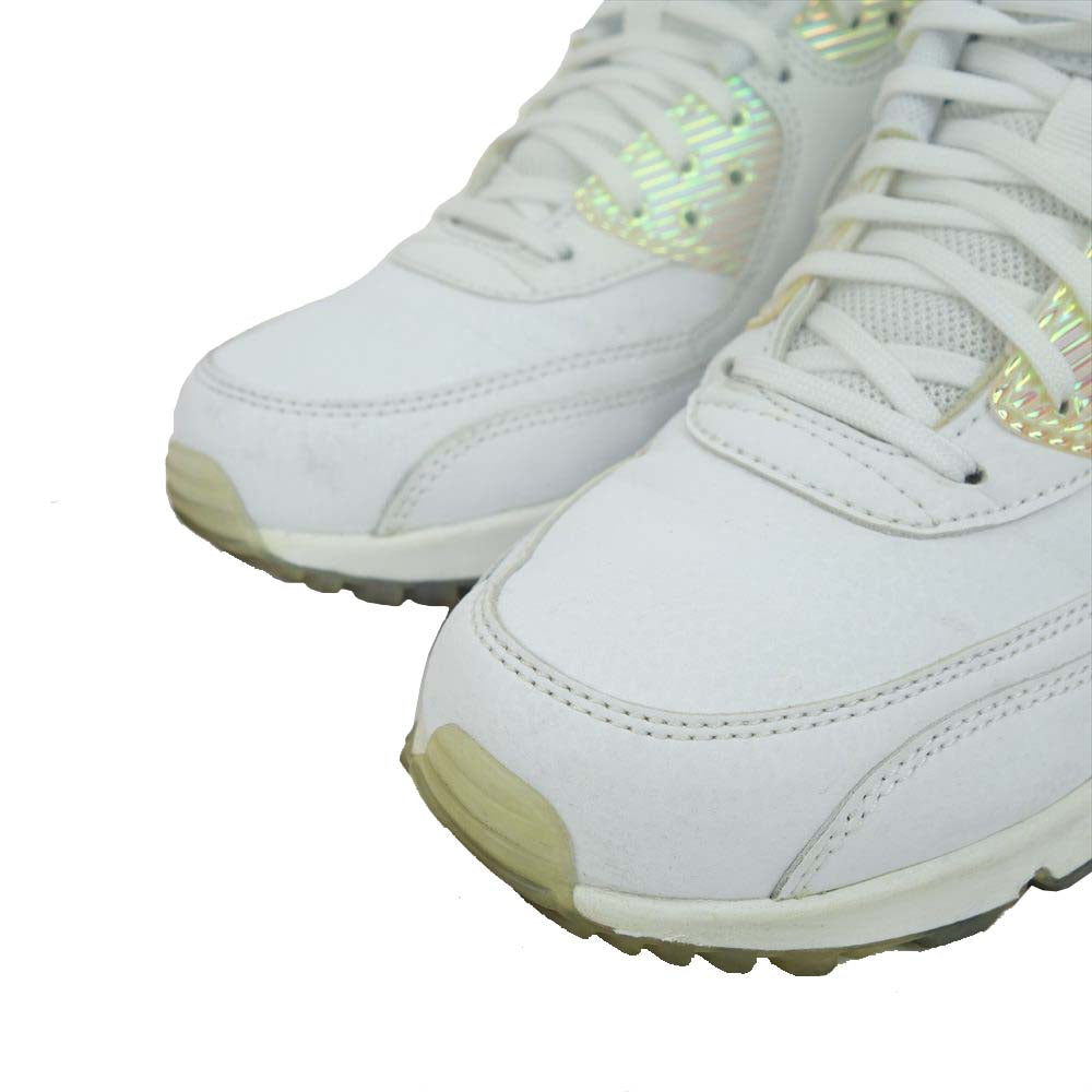 NIKE ナイキ 443817-104 WMNS AIR MAX 90 PREMIUM ウィメンズ エアマックス プレミアム ホワイト系 24.5cm【中古】