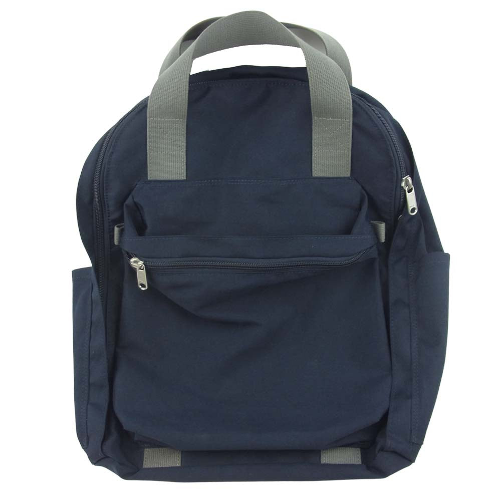 MARGARET HOWELL マーガレットハウエル MHL. ナイロン リュック デイパック ネイビー系【中古】