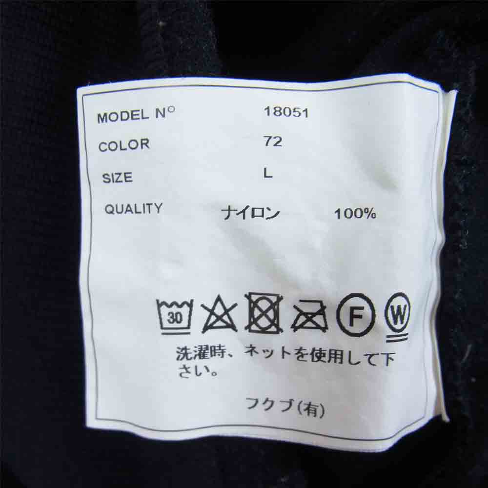 YAECA ヤエカ 19SS  18051 モックロディ クルーネック カットソー 日本製 ネイビー系 L【中古】