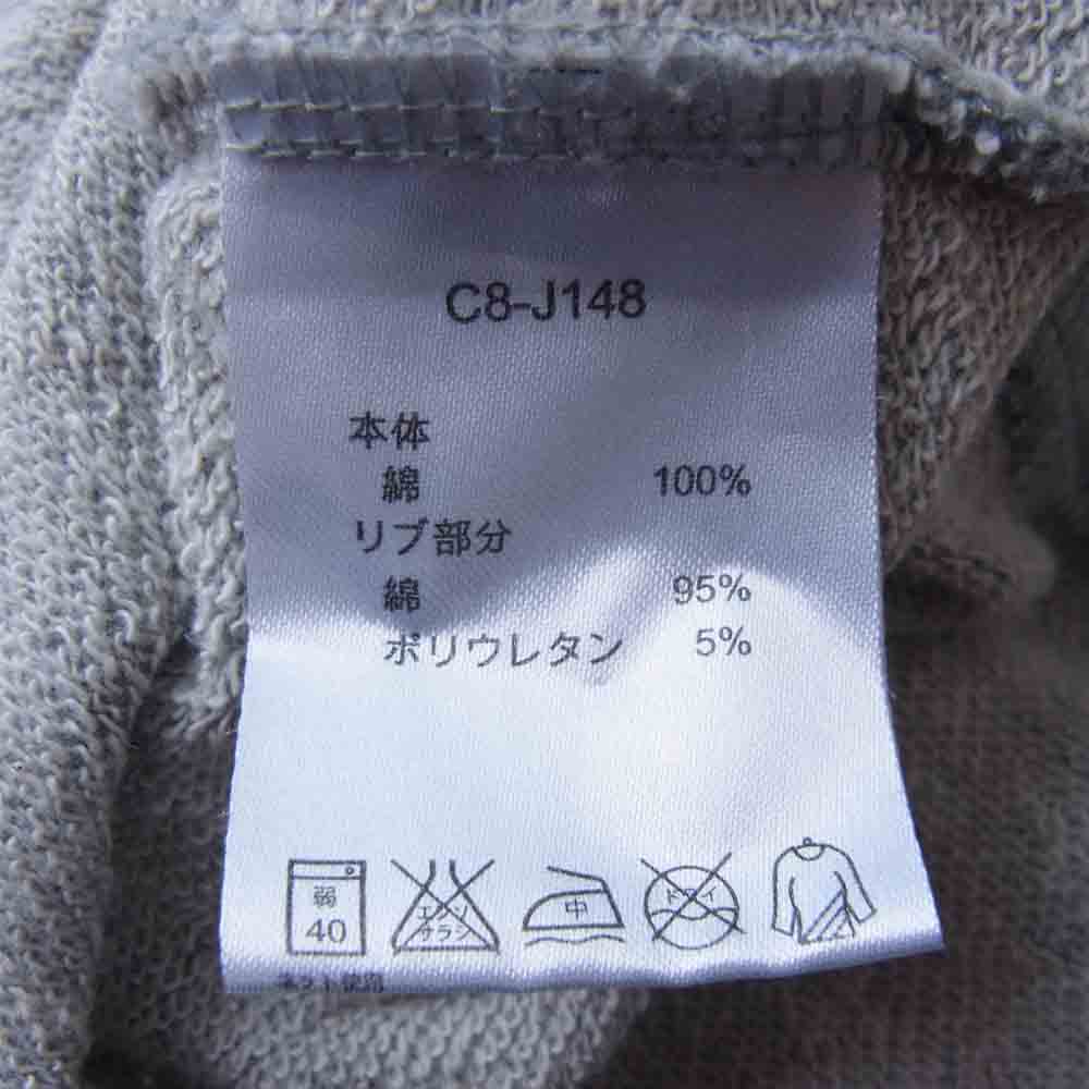 Champion チャンピオン トリコタグ フロッキープリント パーカー グレー系 XL【中古】