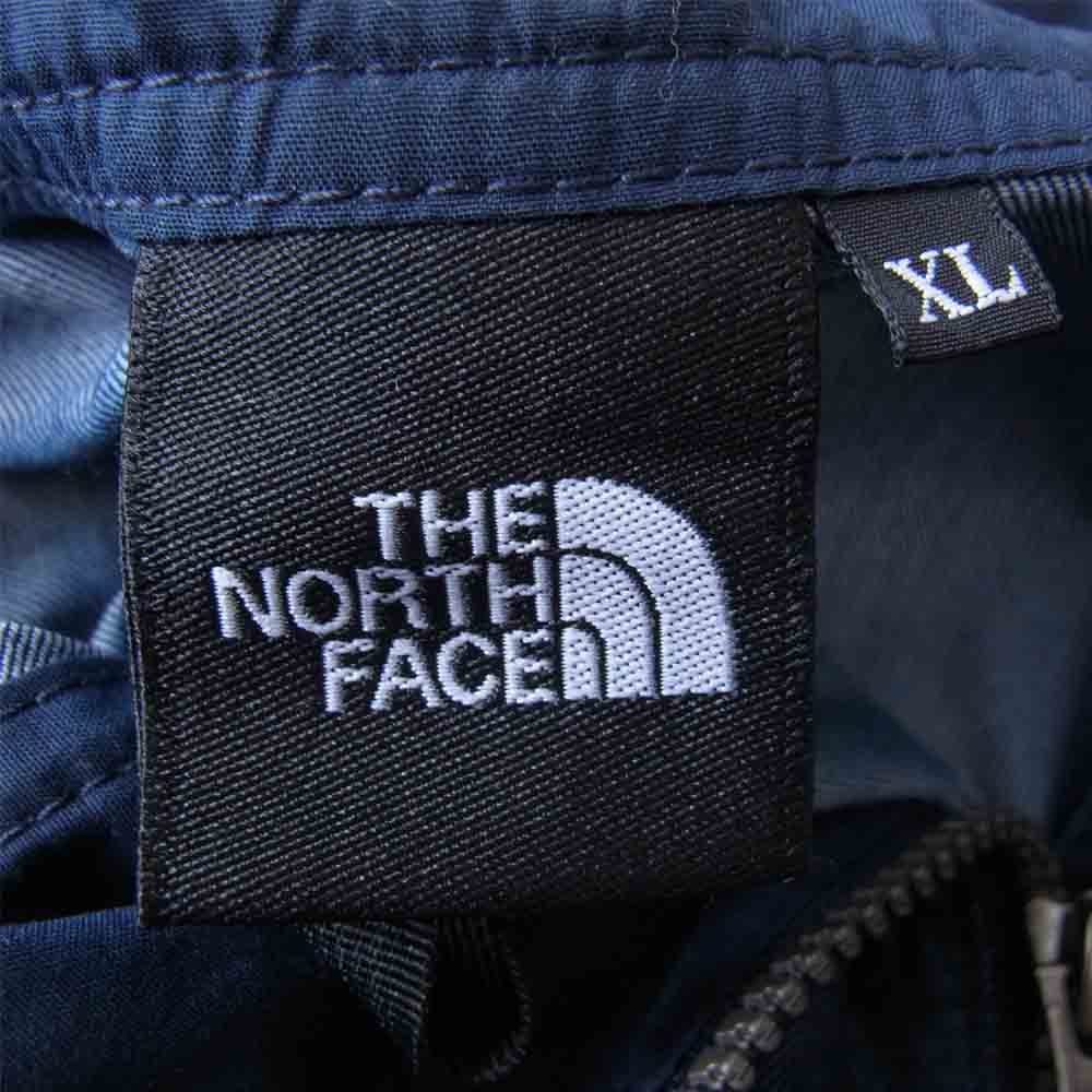 THE NORTH FACE ノースフェイス NP22136  NYLON DENIM COMPACT JACKET ナイロン デニム コンパクト ジャケット マウンテン パーカー インディゴブルー系 XL【中古】