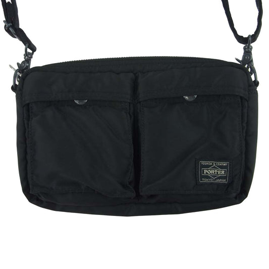 PORTER ポーター TANKER タンカー ショルダー バッグ ブラック系【中古】