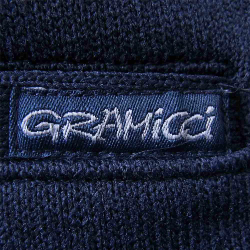 Gramicci グラミチ × BEAMS ビームス 別注 ボンディング ニット フリース ナロー パンツ ネイビー ネイビー系 L【美品】【中古】