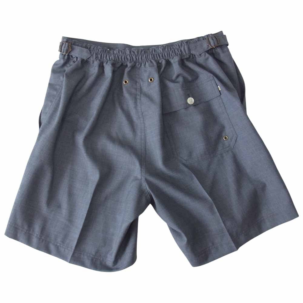 コロニークロージング トロピカルウール シンチバック イージー ショーツ グレー系 48【美品】【中古】