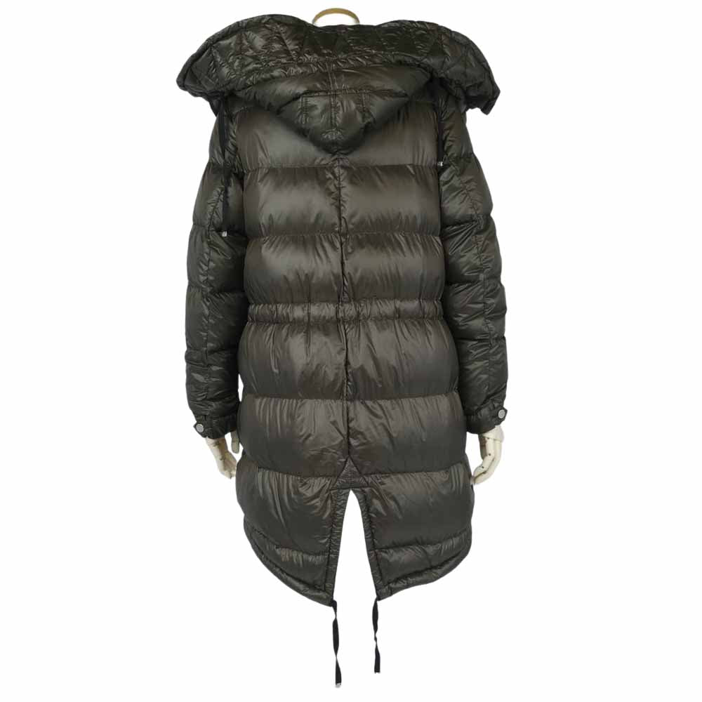 MONCLER モンクレール 国内正規品 BEAUREGARD ボールガール ダウンコート ダークブラウン系 1【美品】【中古】