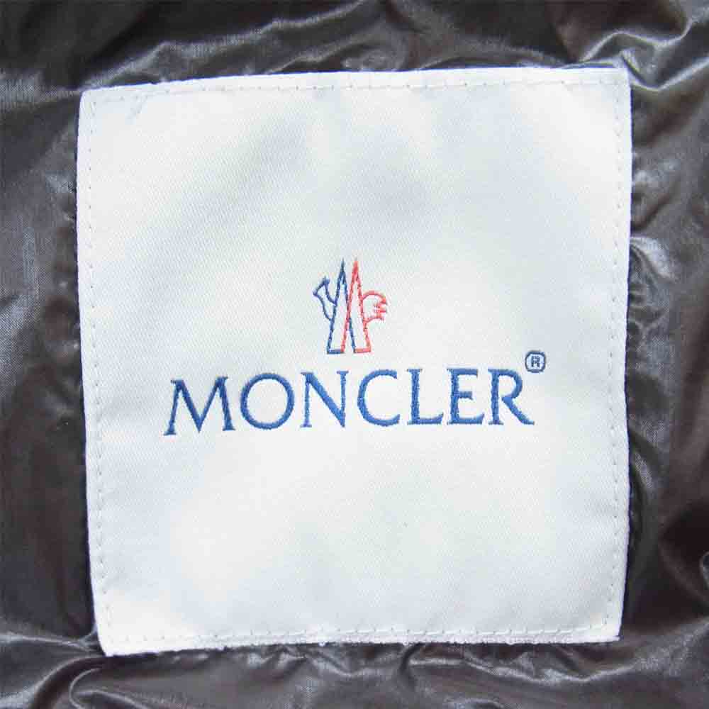 MONCLER モンクレール 国内正規品 BEAUREGARD ボールガール ダウンコート ダークブラウン系 1【美品】【中古】
