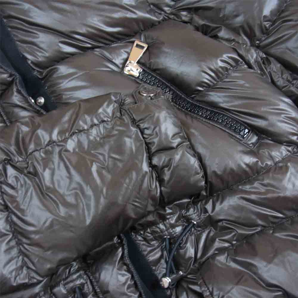 MONCLER モンクレール 国内正規品 BEAUREGARD ボールガール ダウンコート ダークブラウン系 1【美品】【中古】