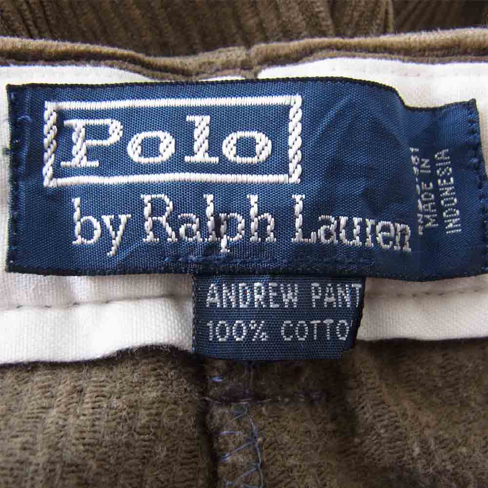 POLO RALPH LAUREN ポロ・ラルフローレン 太畝 コーデュロイ パンツ  ブラウン系 32【中古】