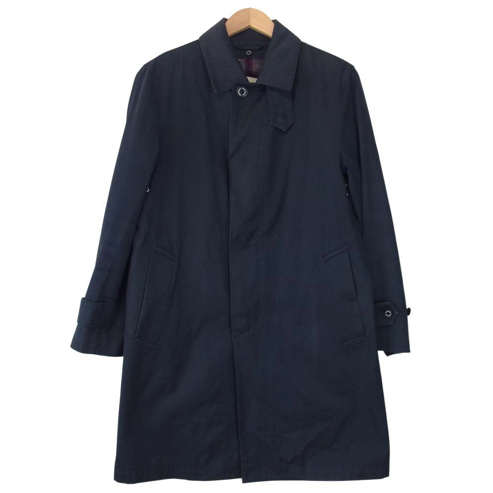 Mackintosh マッキントッシュ H1C12-810-29 PHILOSOPHY ウール ライナー ステンカラー コート ネイビー系 36【中古】