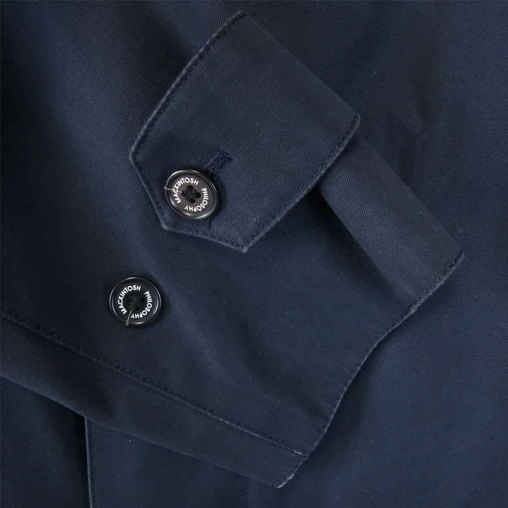 Mackintosh マッキントッシュ H1C12-810-29 PHILOSOPHY ウール ライナー ステンカラー コート ネイビー系 36【中古】
