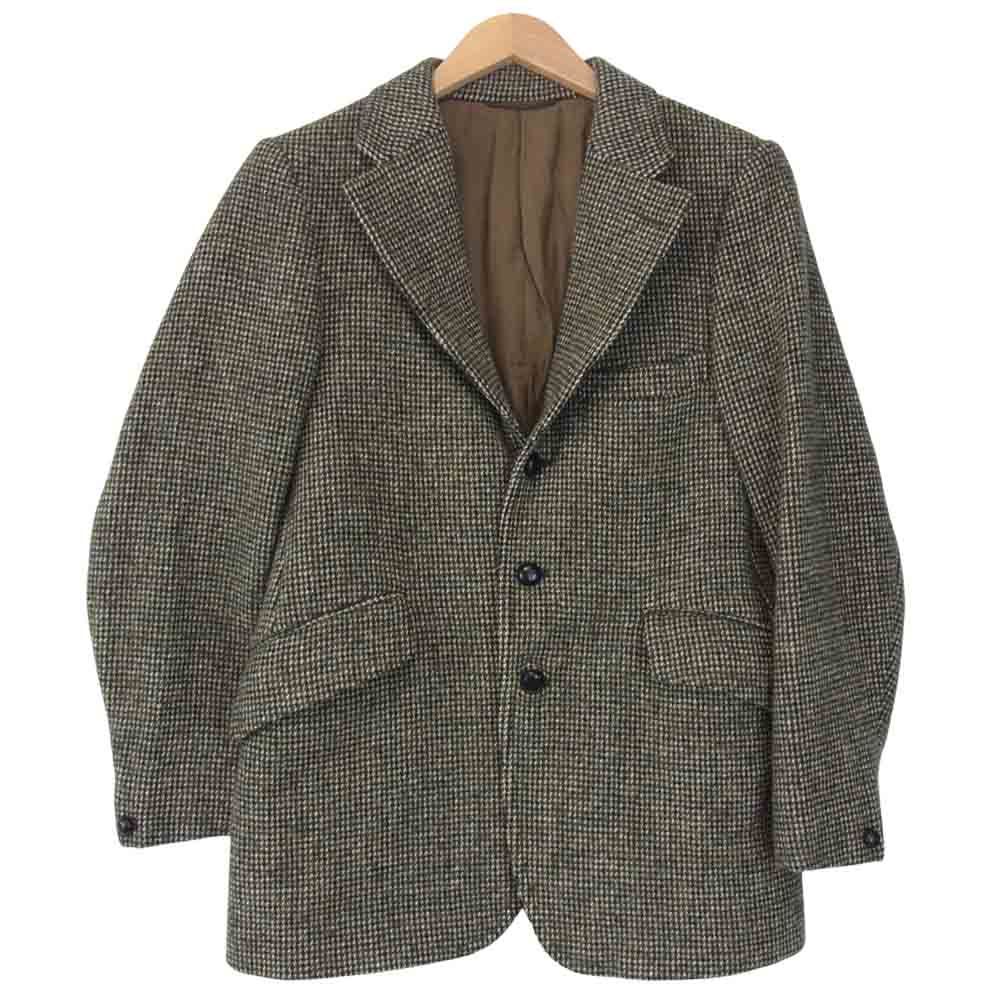 ANATOMICA アナトミカ 530-442-06 ハリスツイード Harris Tweed DUNN JACKET 3B ツイード ジャケット カーキ系 36【中古】
