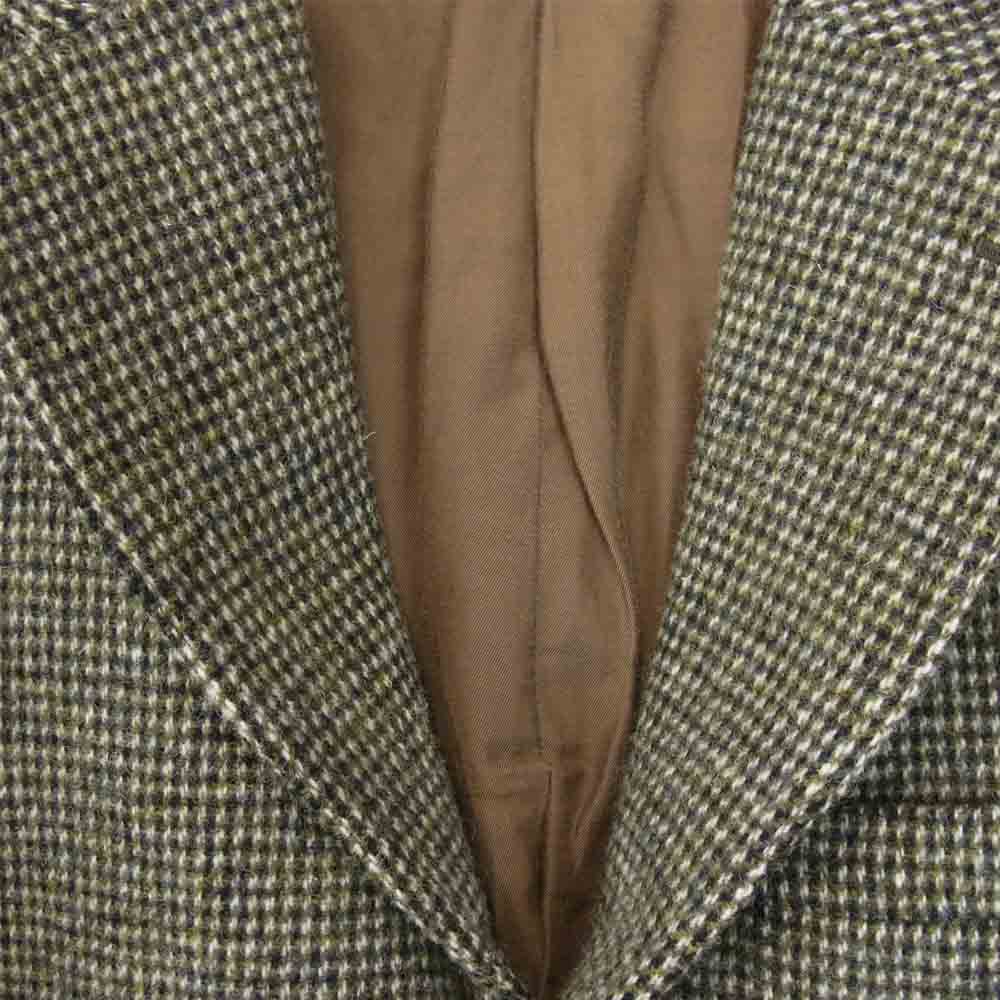 ANATOMICA アナトミカ 530-442-06 ハリスツイード Harris Tweed DUNN JACKET 3B ツイード ジャケット カーキ系 36【中古】