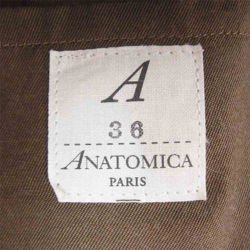 ANATOMICA アナトミカ 530-442-06 ハリスツイード Harris Tweed DUNN JACKET 3B ツイード ジャケット カーキ系 36【中古】