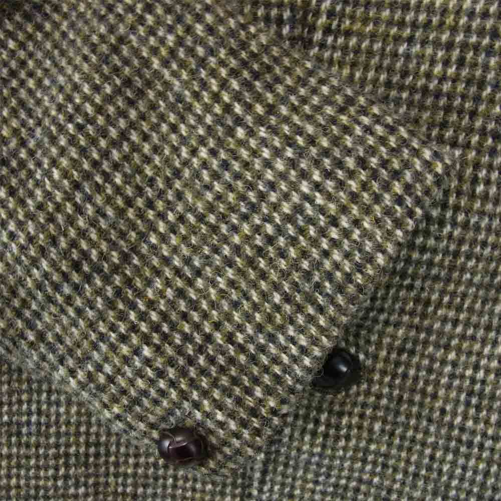 ANATOMICA アナトミカ 530-442-06 ハリスツイード Harris Tweed DUNN JACKET 3B ツイード ジャケット カーキ系 36【中古】