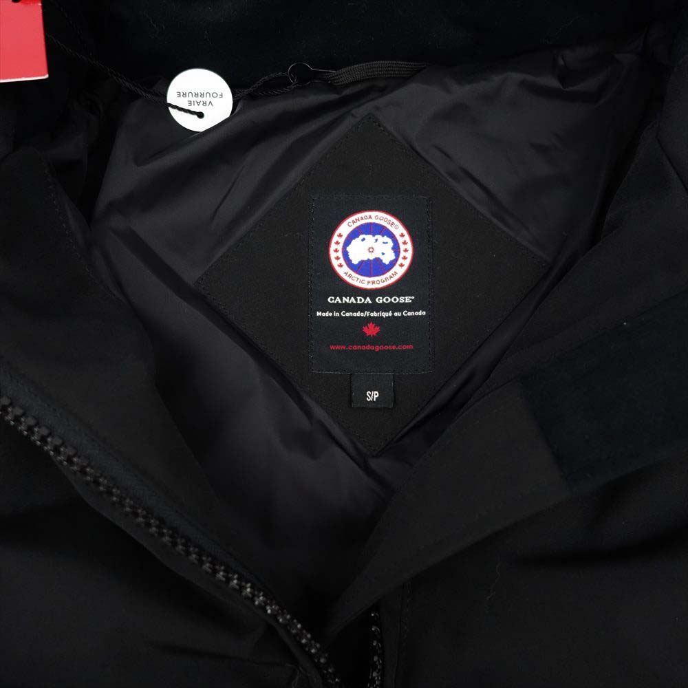 CANADA GOOSE カナダグース 3202L Rowan Parka ローワン パーカ ダウン ミディアム コート ブラック系 S/Ｐ【新古品】【未使用】【中古】