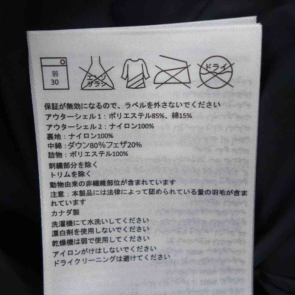 CANADA GOOSE カナダグース 3202L Rowan Parka ローワン パーカ ダウン ミディアム コート ブラック系 S/Ｐ【新古品】【未使用】【中古】