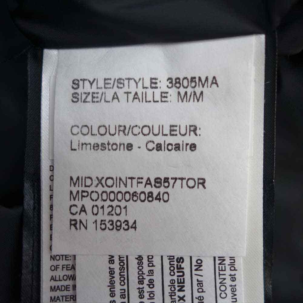 CANADA GOOSE カナダグース 3805MA 国内正規品 CARSON PARKA カーソン パーカ グレー系 M【極上美品】【中古】