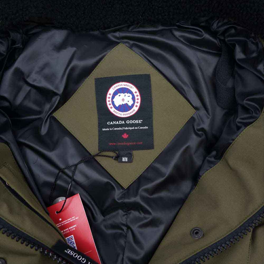 CANADA GOOSE カナダグース 3205L Elwin Parka エルウィン パーカー オリーブグリーン系 M【新古品】【未使用】【中古】
