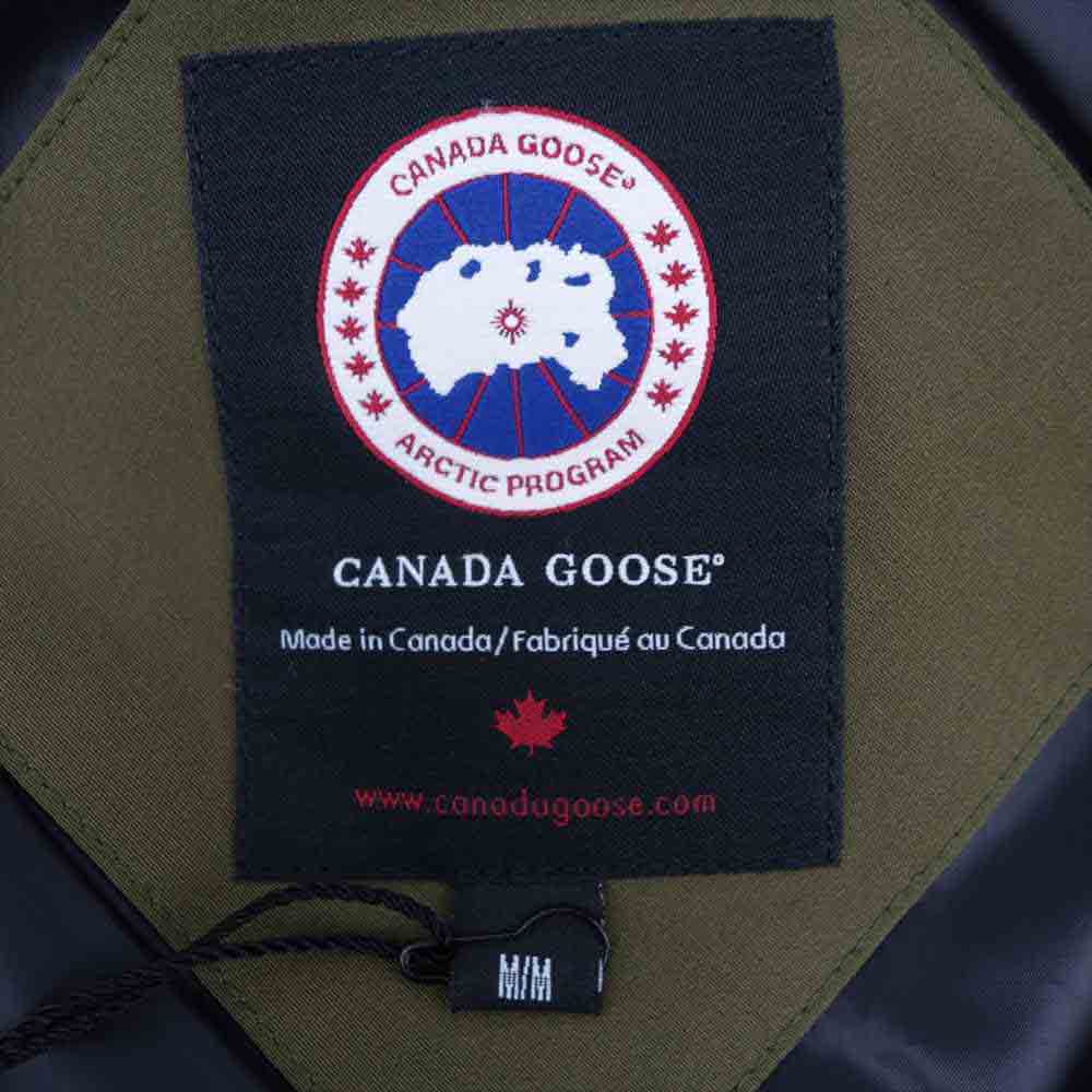 CANADA GOOSE カナダグース 3205L Elwin Parka エルウィン パーカー オリーブグリーン系 M【新古品】【未使用】【中古】