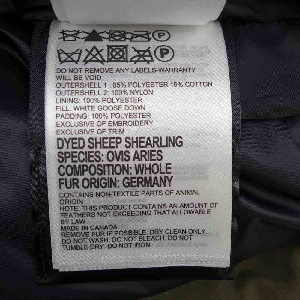 CANADA GOOSE カナダグース 3205L Elwin Parka エルウィン パーカー オリーブグリーン系 M【新古品】【未使用】【中古】