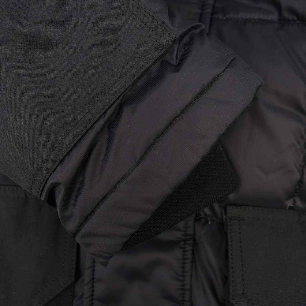 CANADA GOOSE カナダグース 3200MB Black Label Callaghan Parka ブラックレーベル キャラハン ファー付 フーディ ダウン ジャケット ブラック系 L【新古品】【未使用】【中古】