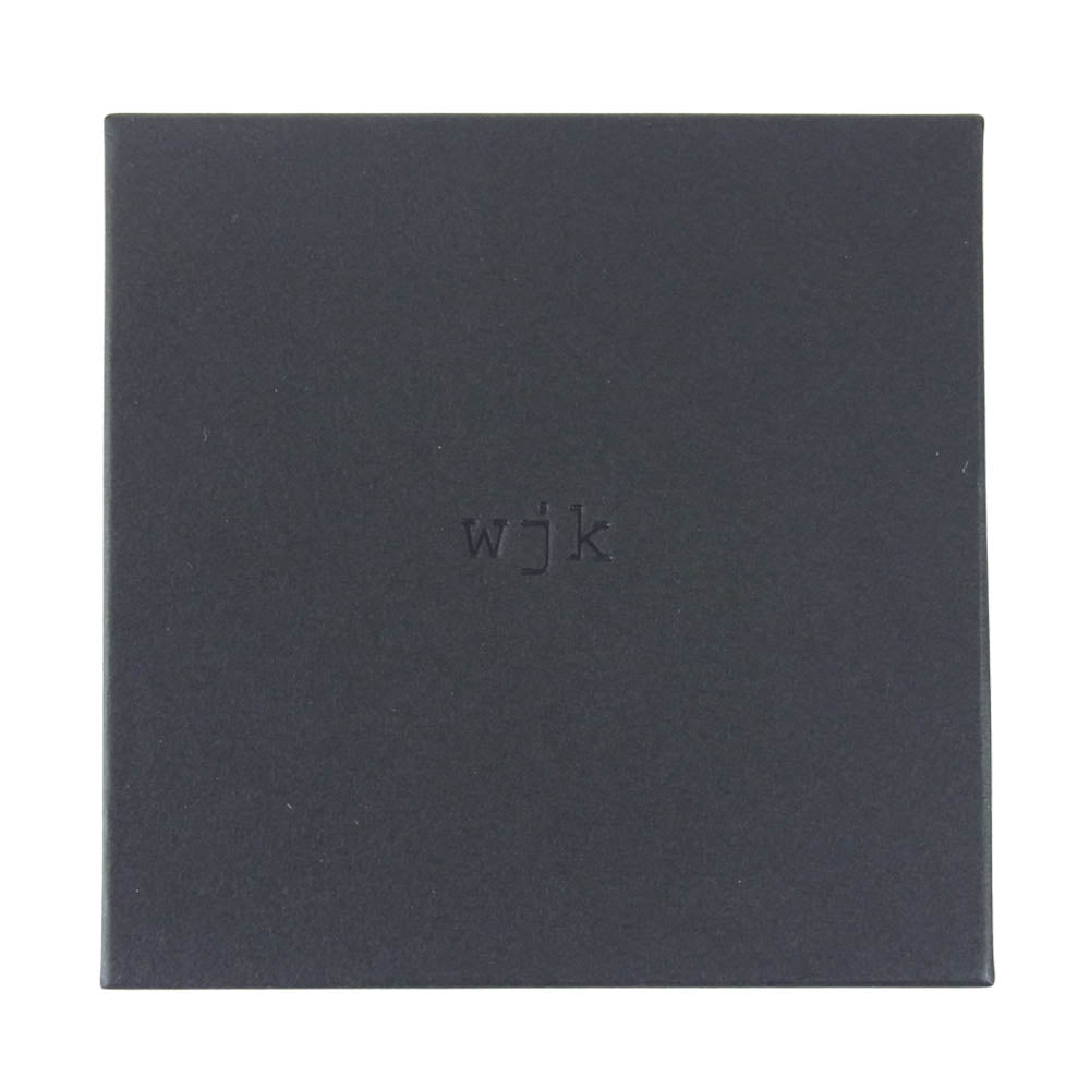 wjk ダブルジェイケイ レザー シルバー ブレス ブラック系 シルバー系【中古】