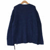 ISAMUKATAYAMA BACKLASH イサムカタヤマバックラッシュ K-757-02 コットン ドライブ編み ニット カーディガン ダークネイビー系 S【極上美品】【中古】