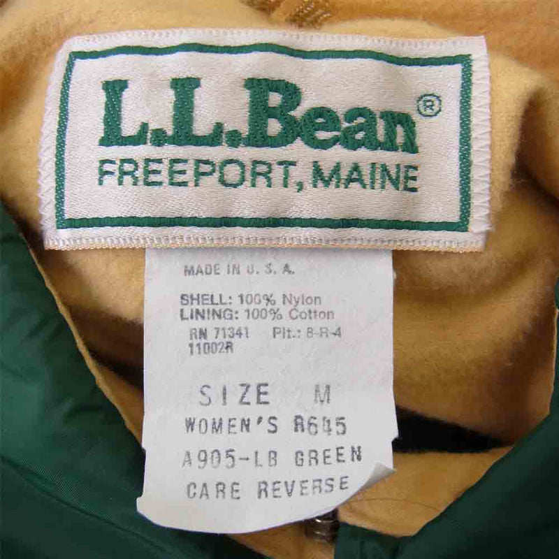 L.L.Bean エルエルビーン A905-LB 70s 80s USA製 Coach Jacket ヴィンテージ コーチジャケット グリーン系  M【中古】