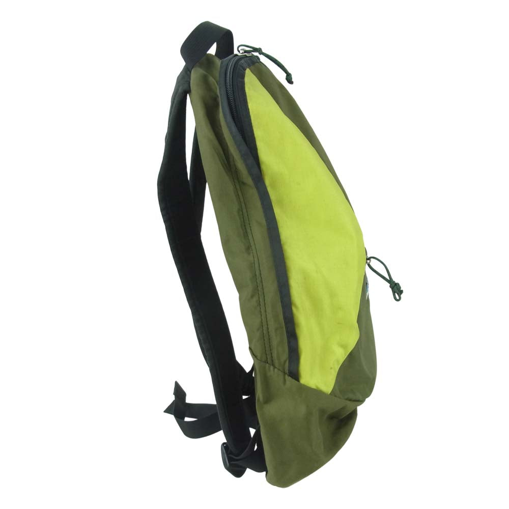 patagonia パタゴニア 01AW 48400 USA製 デイパック バックパック リュック イエロー系 カーキ系【中古】