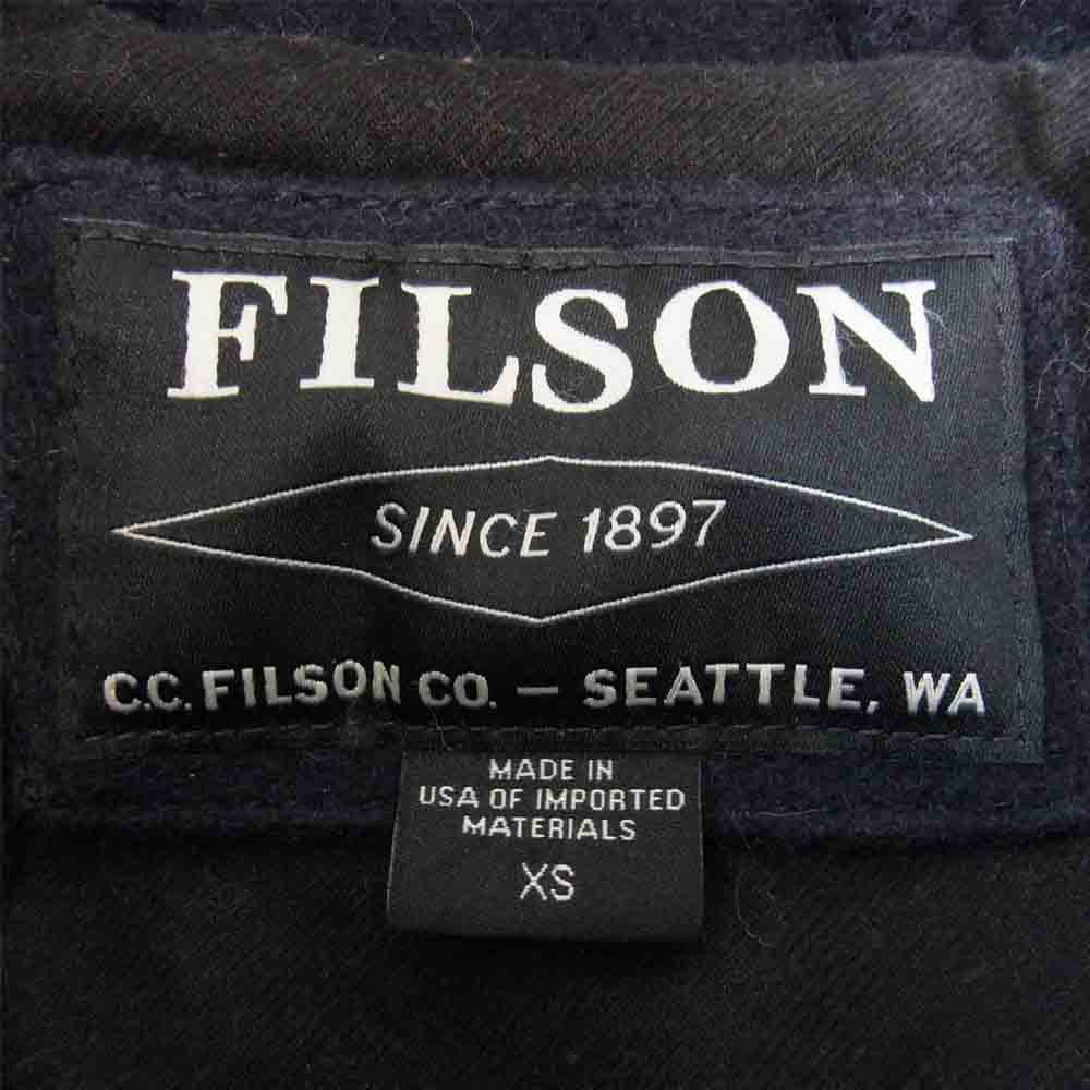 FILSON フィルソン LONG CRUISER ロング クルーザー ジャケット ネイビー系 XS【中古】