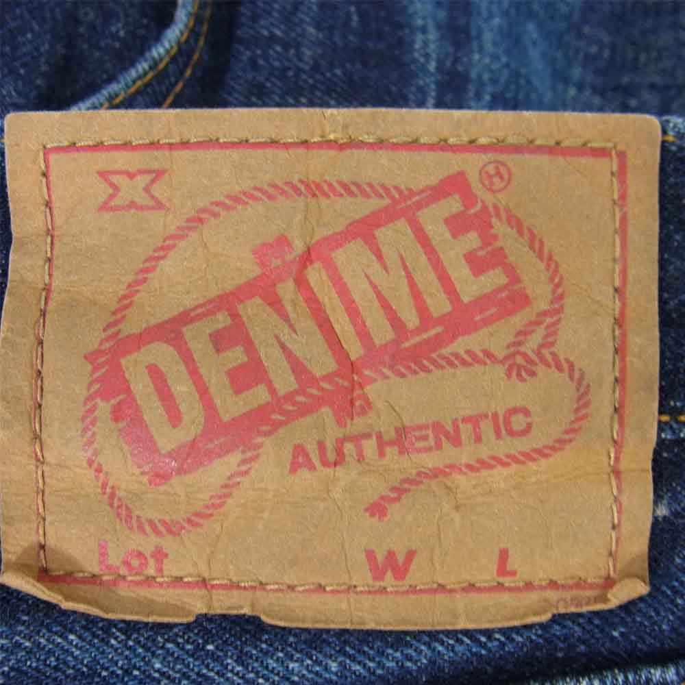 Denime ドゥニーム オリゾンティ製 ジップフライ 旧ドゥニーム インディゴブルー系 29【中古】