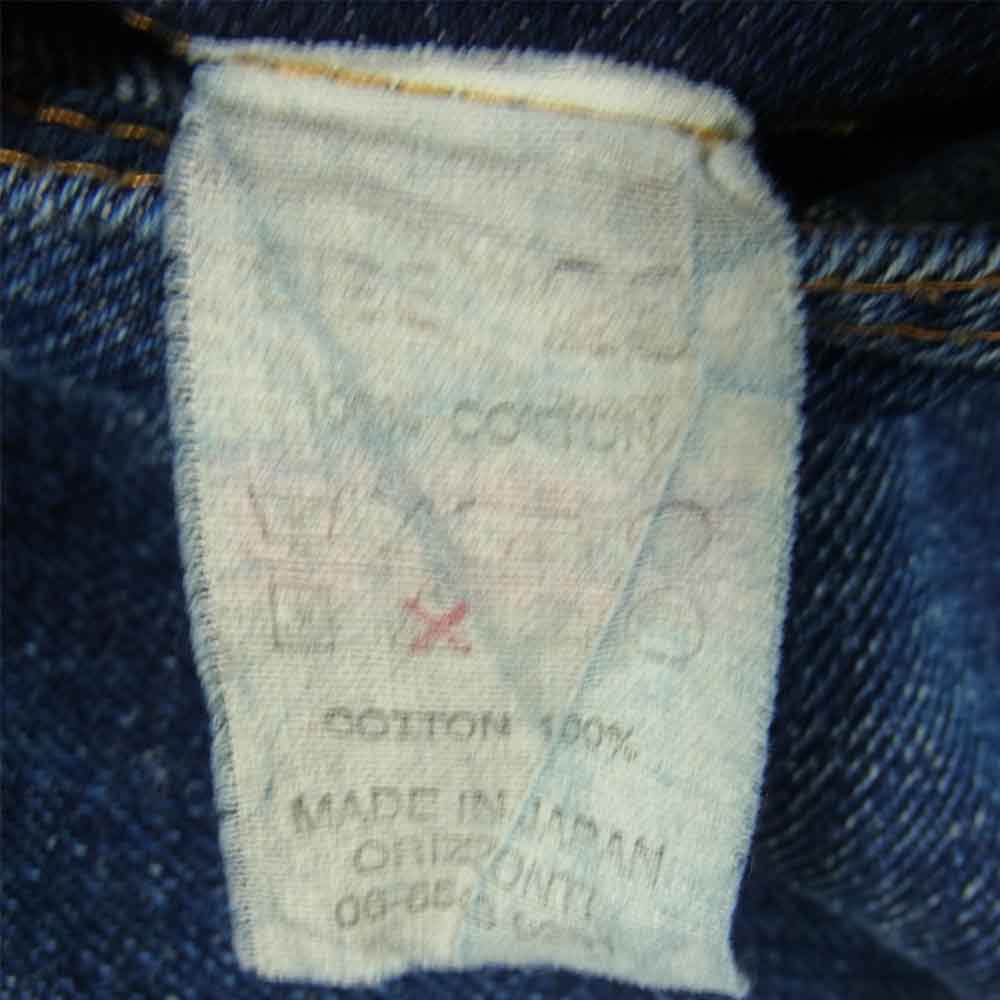 Denime ドゥニーム オリゾンティ製 ジップフライ 旧ドゥニーム インディゴブルー系 29【中古】