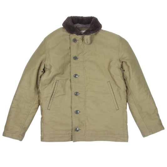 The REAL McCOY'S ザリアルマッコイズ nxsx88197 N-1 DECK JACKET デッキ ジャケット カーキ系 34【中古】