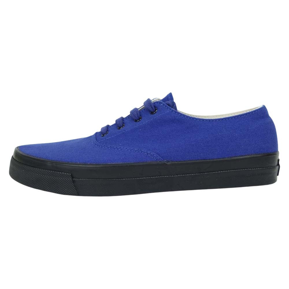 ANATOMICA アナトミカ 540-501-0103 WAK DECK SHOES LOW BLACK SOLE ワクワ デッキ シューズ ブルー系 25cm【中古】