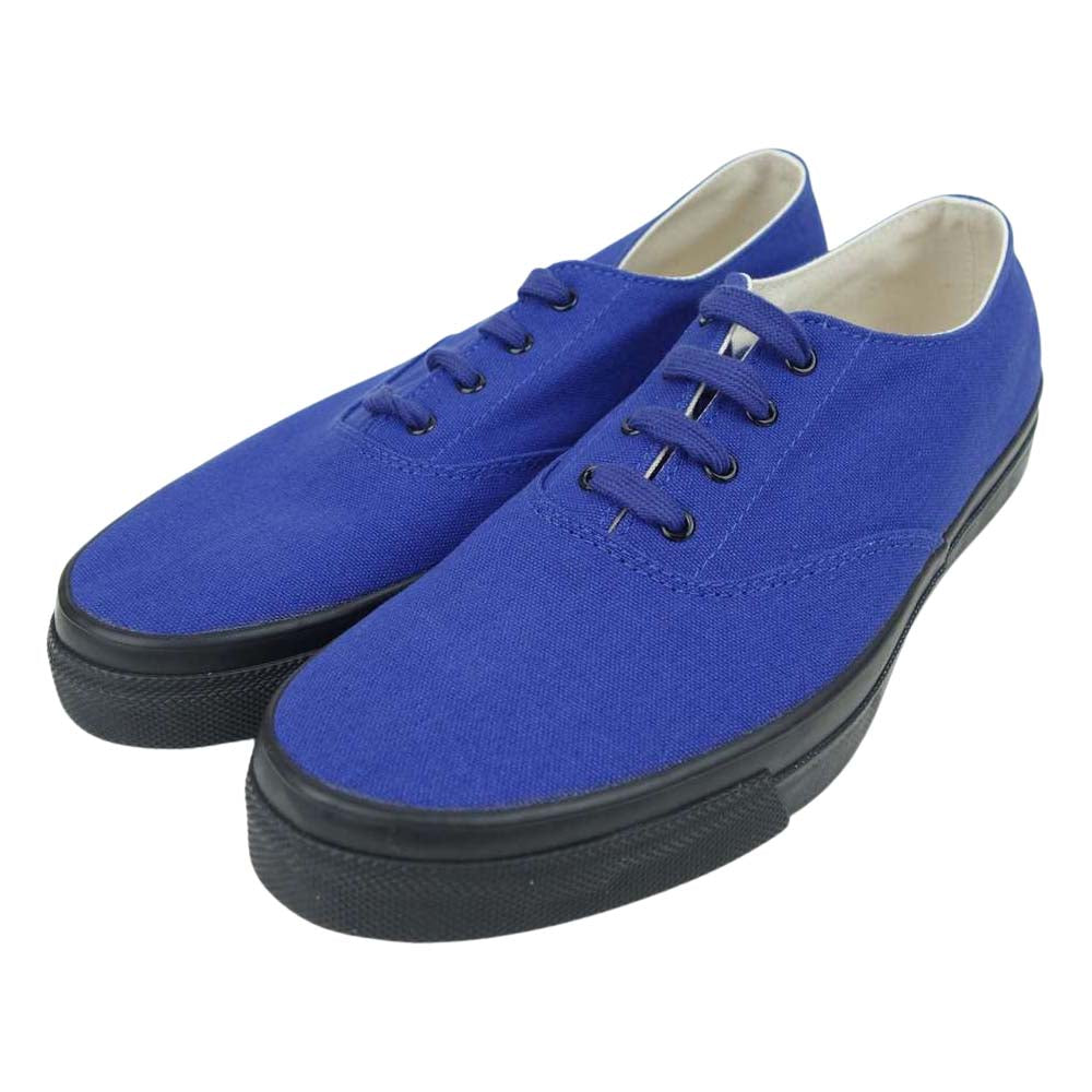 ANATOMICA アナトミカ 540-501-0103 WAK DECK SHOES LOW BLACK SOLE ワクワ デッキ シューズ ブルー系 25cm【中古】