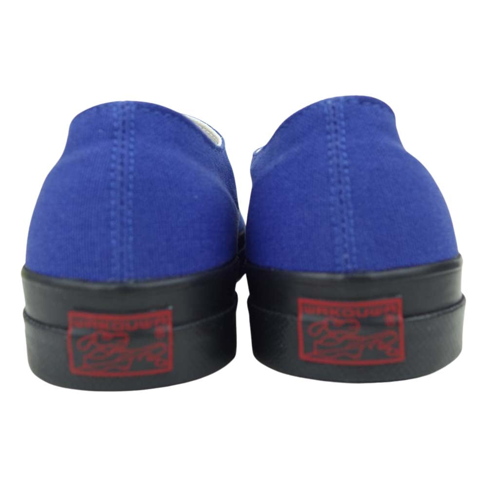 ANATOMICA アナトミカ 540-501-0103 WAK DECK SHOES LOW BLACK SOLE ワクワ デッキ シューズ ブルー系 25cm【中古】