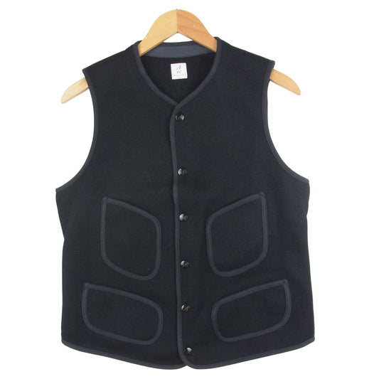 ANATOMICA アナトミカ 530-522-08 BROWNS BEACH VEST FACE ビーチ クロス ベスト ダークネイビー系 40【新古品】【未使用】【中古】