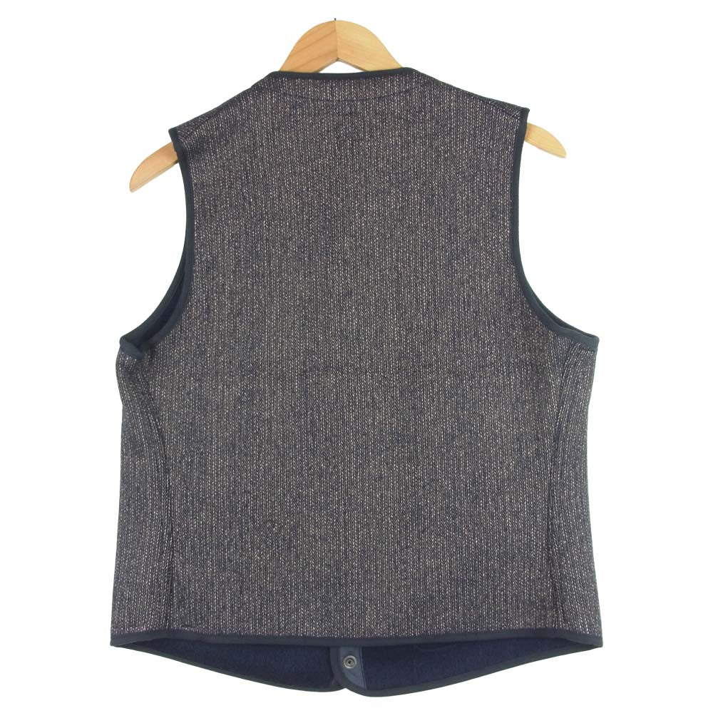 ANATOMICA アナトミカ 530-522-08 BROWNS BEACH VEST FACE ビーチ クロス ベスト SALT & PEPPER 42【新古品】【未使用】【中古】