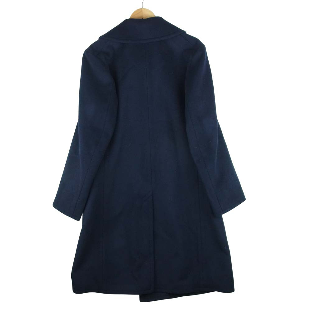 ANATOMICA アナトミカ 530-522-05 LONG PEA COAT USN アメリカ 海軍 メルトン ロング Pコート ネイビー系 44【極上美品】【中古】