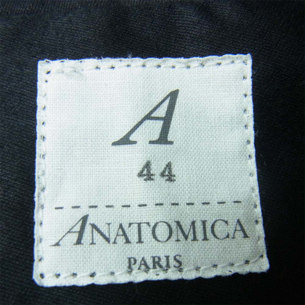 ANATOMICA アナトミカ 530-522-05 LONG PEA COAT USN アメリカ 海軍 メルトン ロング Pコート ネイビー系 44【極上美品】【中古】