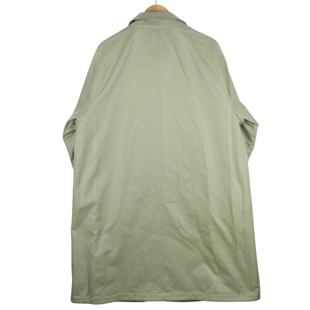 ANATOMICA アナトミカ 530-562-01 SINGLE RAGLAN Ⅱ 高密度コットンギャバジン×ウールツイード リバーシブル シングルラグラン コート ベージュ系 グレー系 48【新古品】【未使用】【中古】
