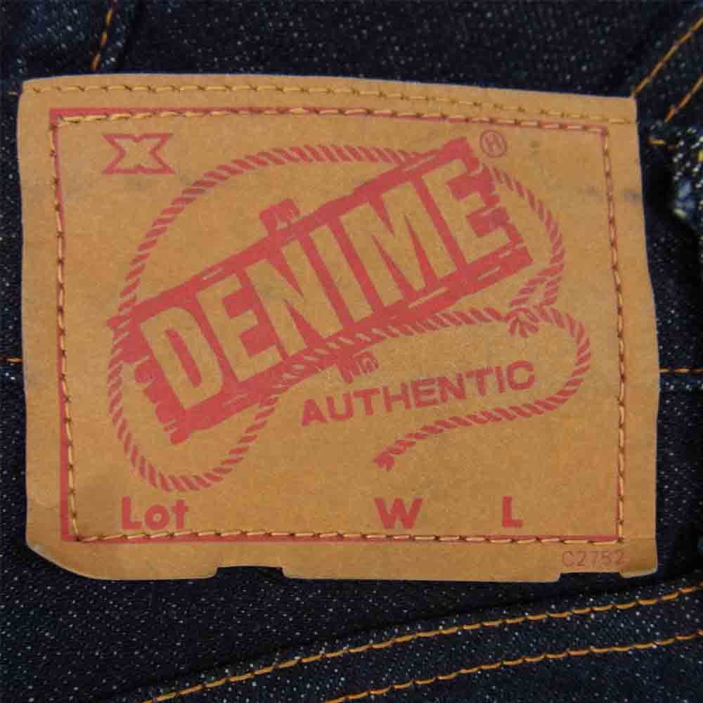 Denime ドゥニーム オリゾンティ製 ジップフライ 旧ドゥニーム 濃紺 裏 リベット インディゴブルー系 29【中古】
