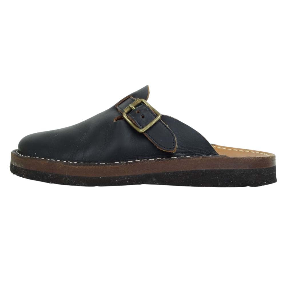 トウキョウサンダル TS-BO9 ENGINEER SLIP ON ローリング ダブトリオ エンジニア スリッポン レザー クロッグ 日本製 ブラック系 7【中古】