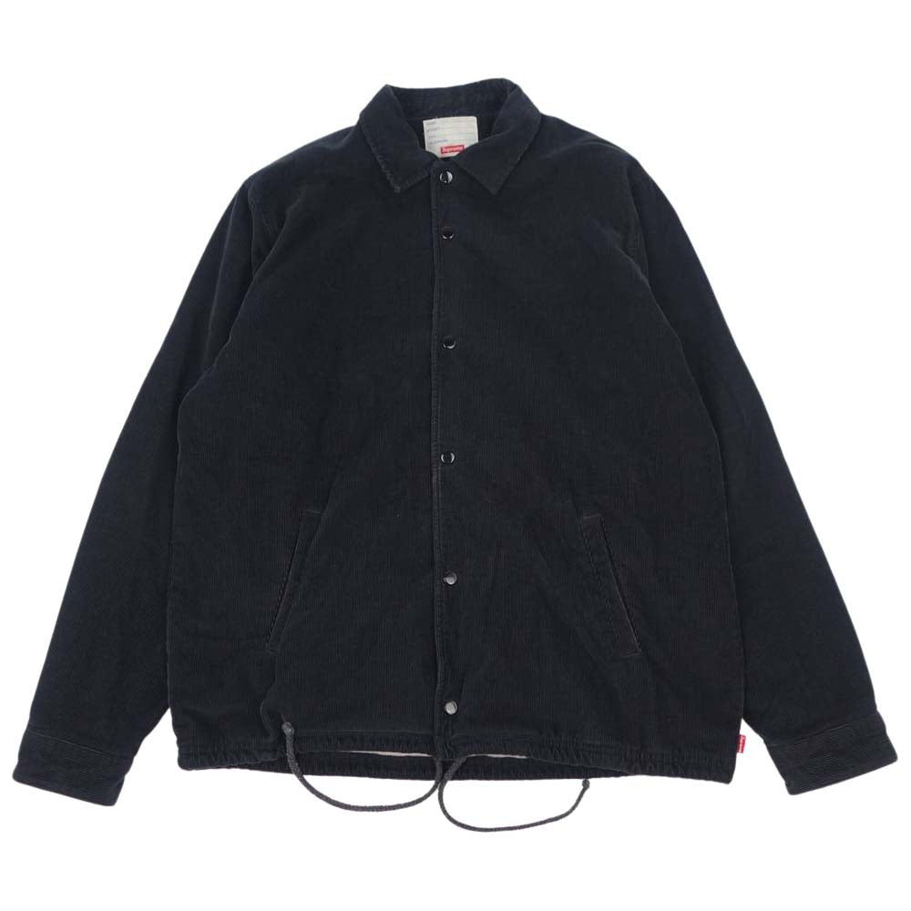 Supreme シュプリーム 11AW Corduroy Coaches Jacket コーデュロイコーチジャケット ブラック系 XL【中古】