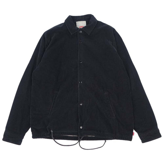Supreme シュプリーム 11AW Corduroy Coaches Jacket コーデュロイコーチジャケット ブラック系 XL【中古】