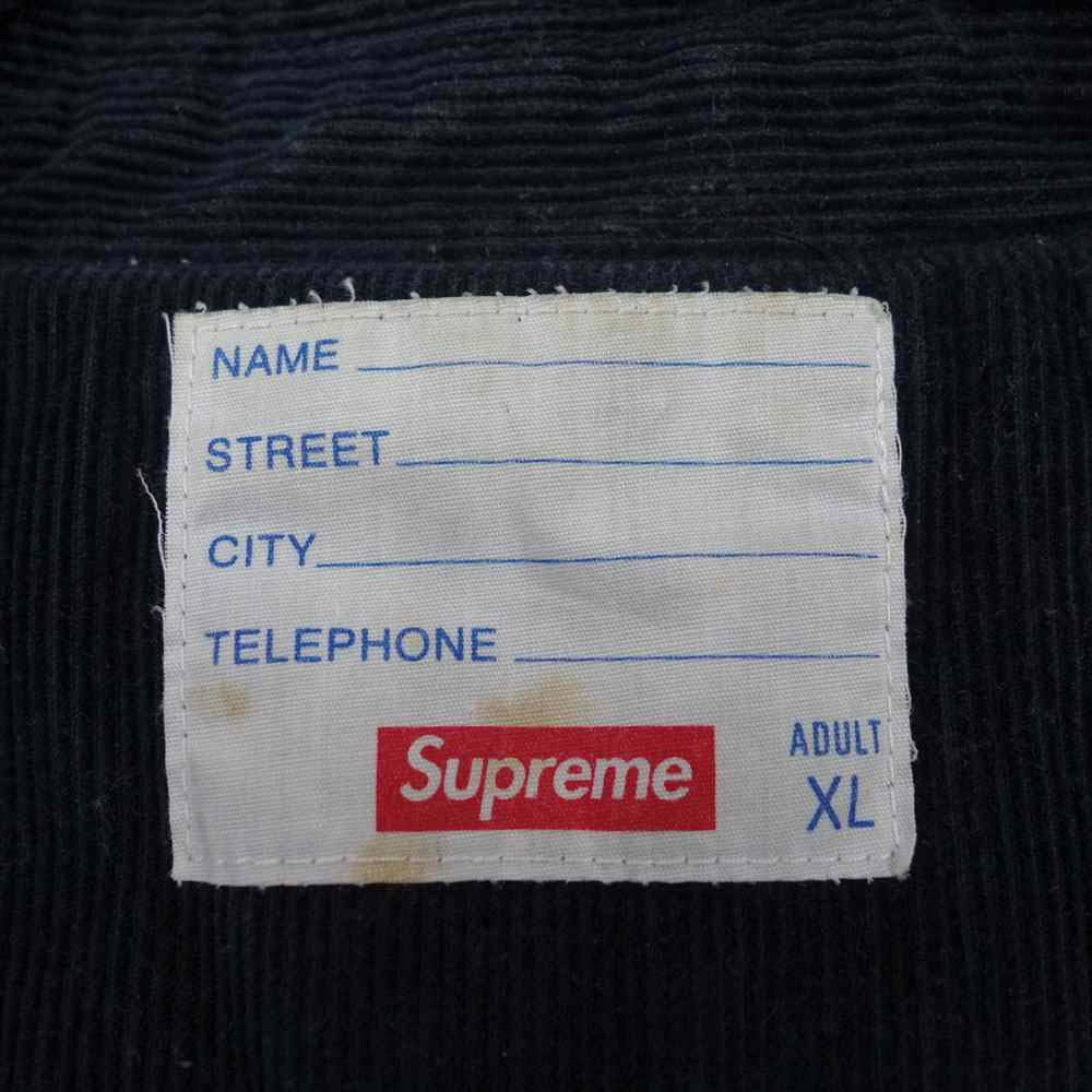 Supreme シュプリーム 11AW Corduroy Coaches Jacket コーデュロイコーチジャケット ブラック系 XL【中古】