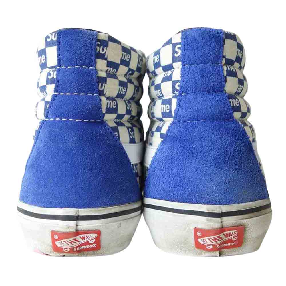 Supreme シュプリーム 16AW 721454 × バンズ VANS Sk8-Hi Reissue Pro リシュー プロ ハイカット スニーカー ブルー系 28.5cm【中古】