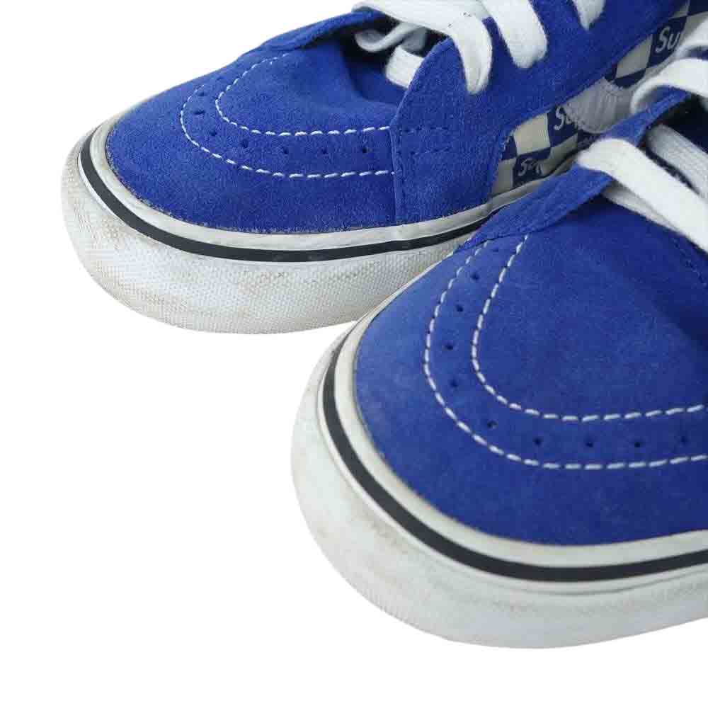 Supreme シュプリーム 16AW 721454 × バンズ VANS Sk8-Hi Reissue Pro リシュー プロ ハイカット スニーカー ブルー系 28.5cm【中古】