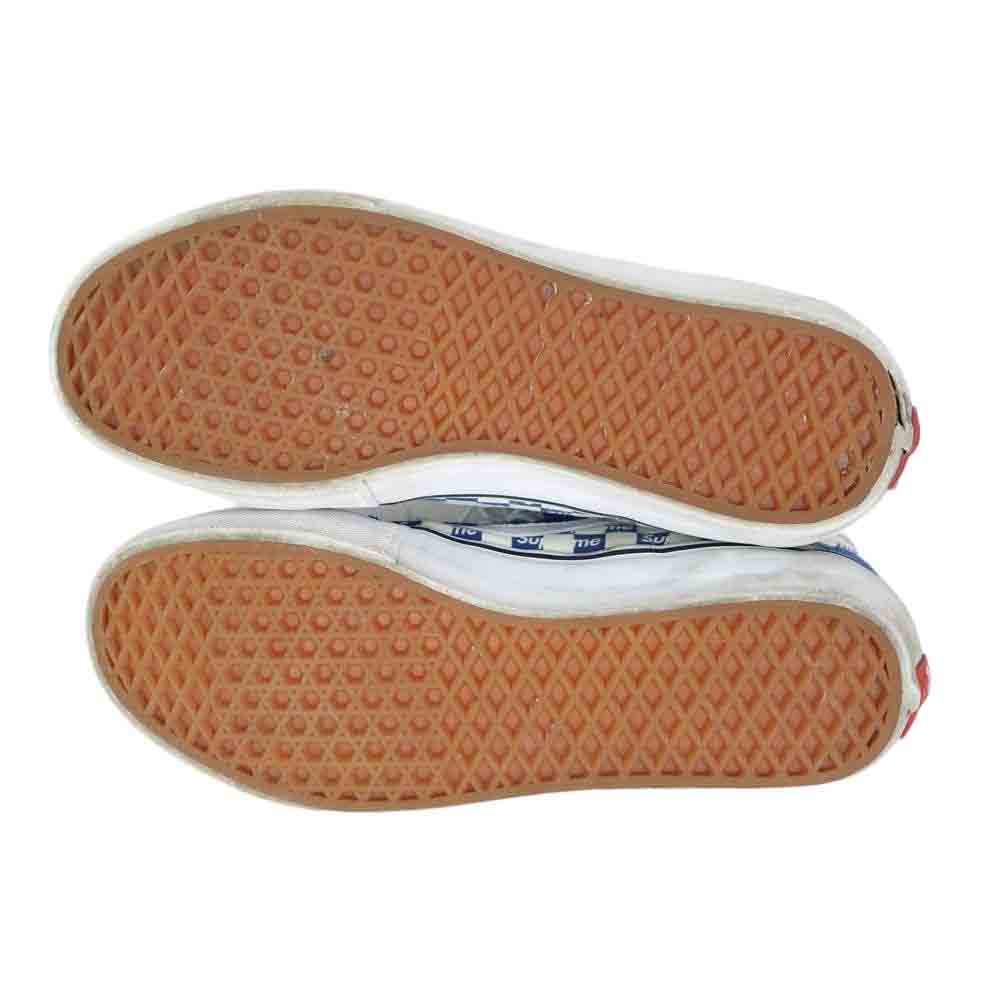 Supreme シュプリーム 16AW 721454 × バンズ VANS Sk8-Hi Reissue Pro リシュー プロ ハイカット スニーカー ブルー系 28.5cm【中古】